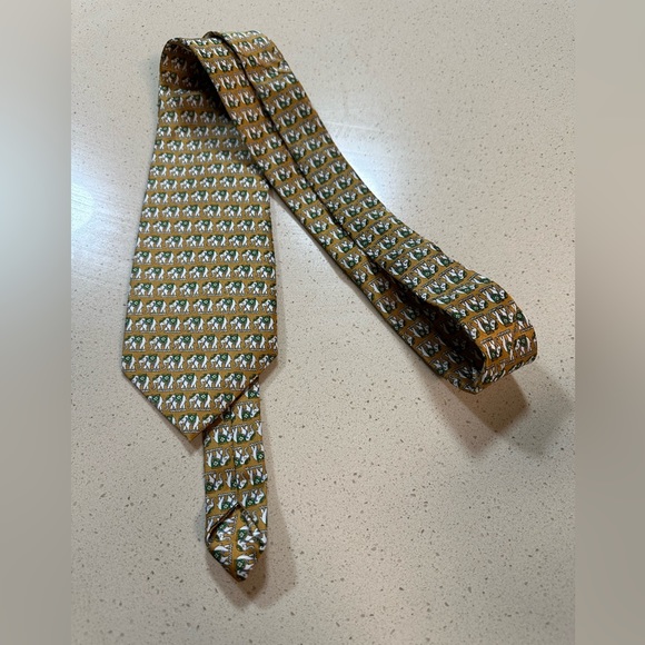 SRA Cambodian Silk Hand made Elephant Tie - Picture 5 of 5